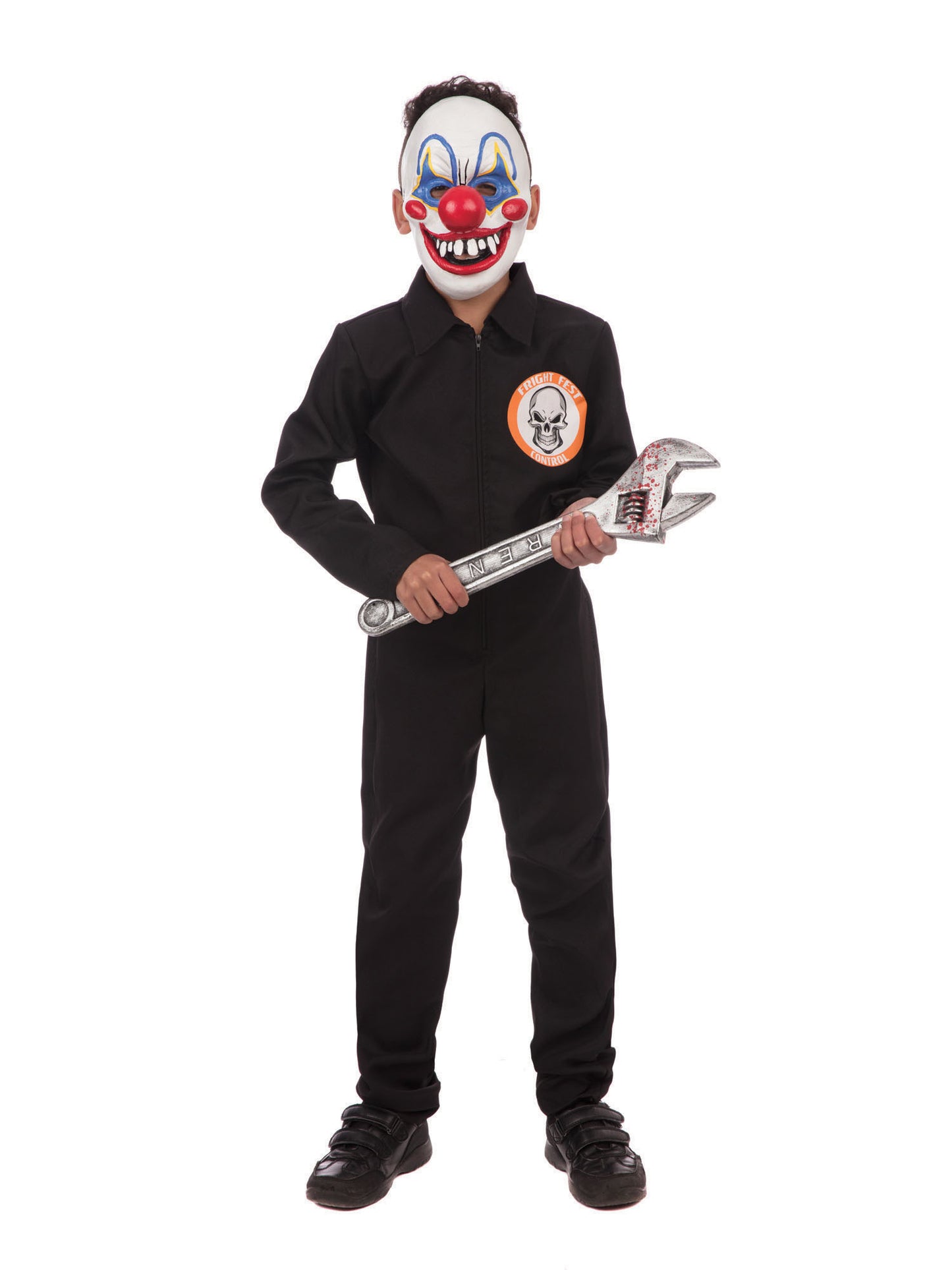 Rubies Frightfest Controller Kinderkostüm für Jungen mit Boilersuit und Maske