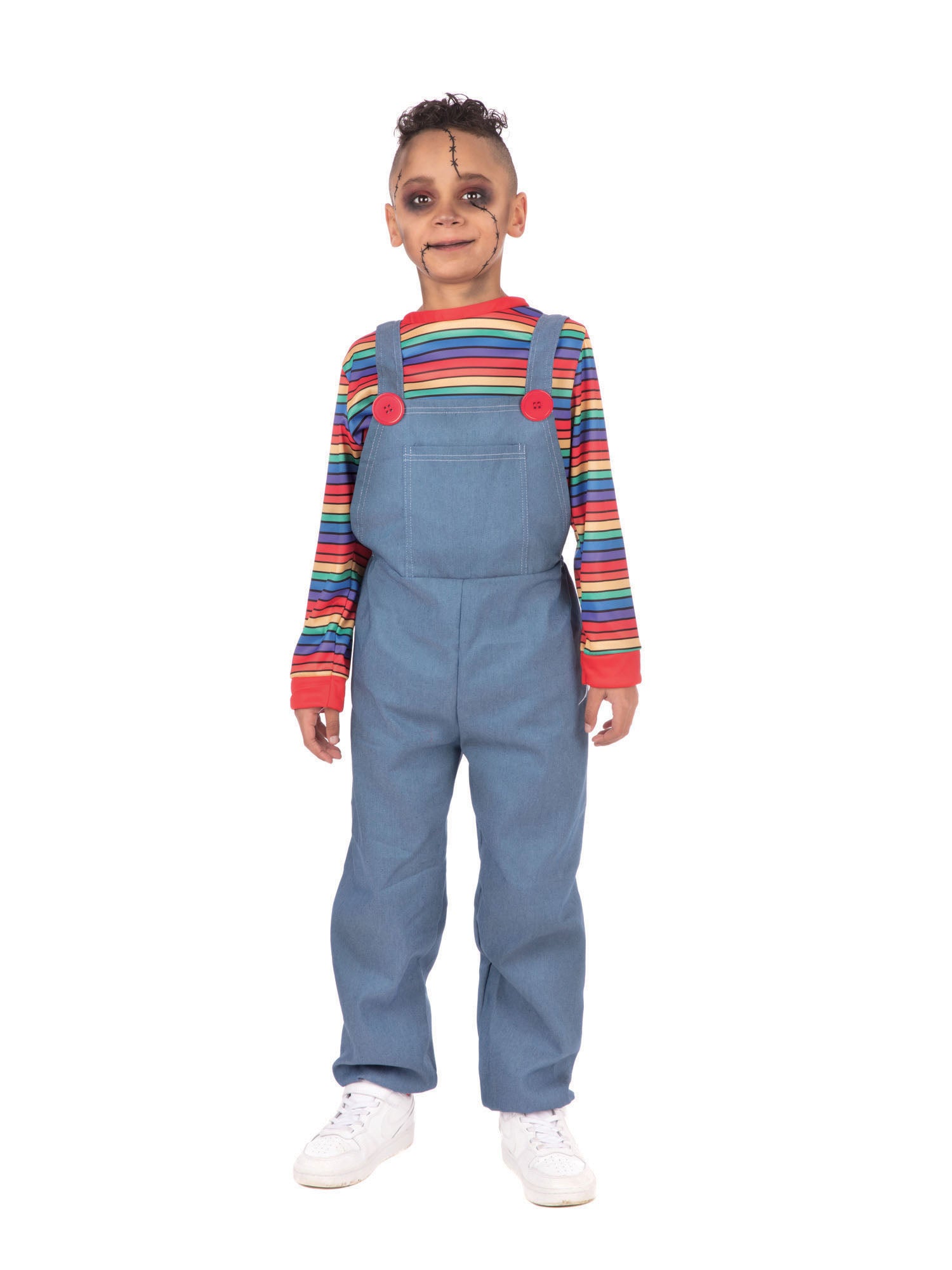 Rubies Denim Demon Kinderkostüm mit Hemd und Dungarees – Produktansicht
