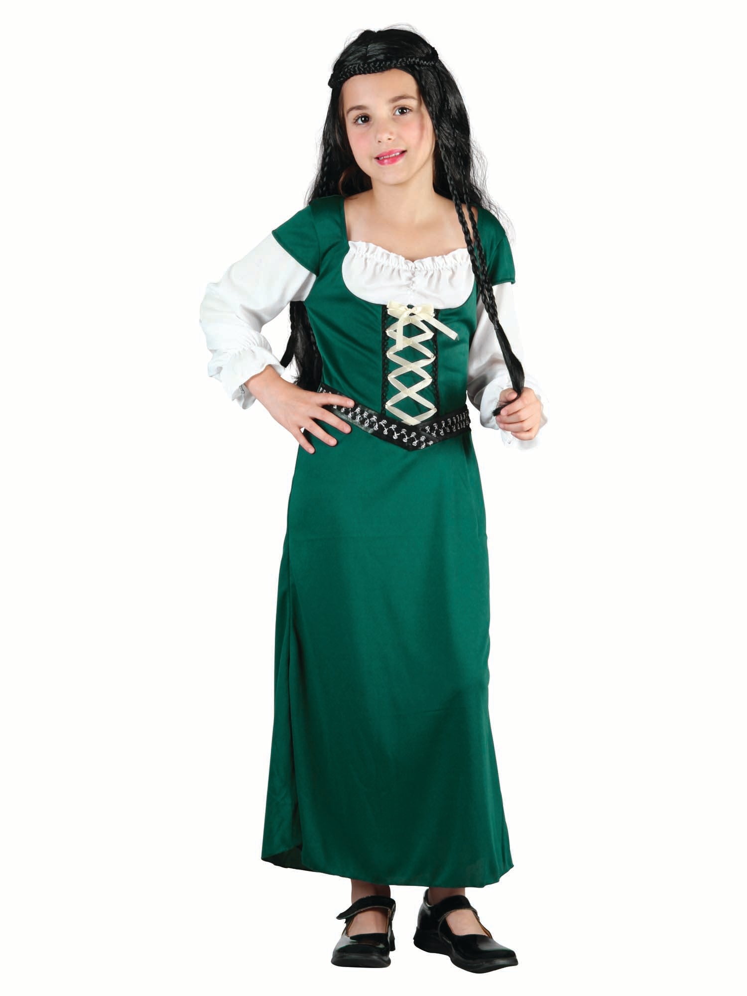 Rubies Maid Marion Kinderkostüm für Mädchen mit Kleid und Gürtel