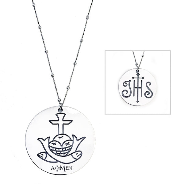 AMEN IHS PANI&PESCI GRANDE Schmuck 55 mm – Produktansicht