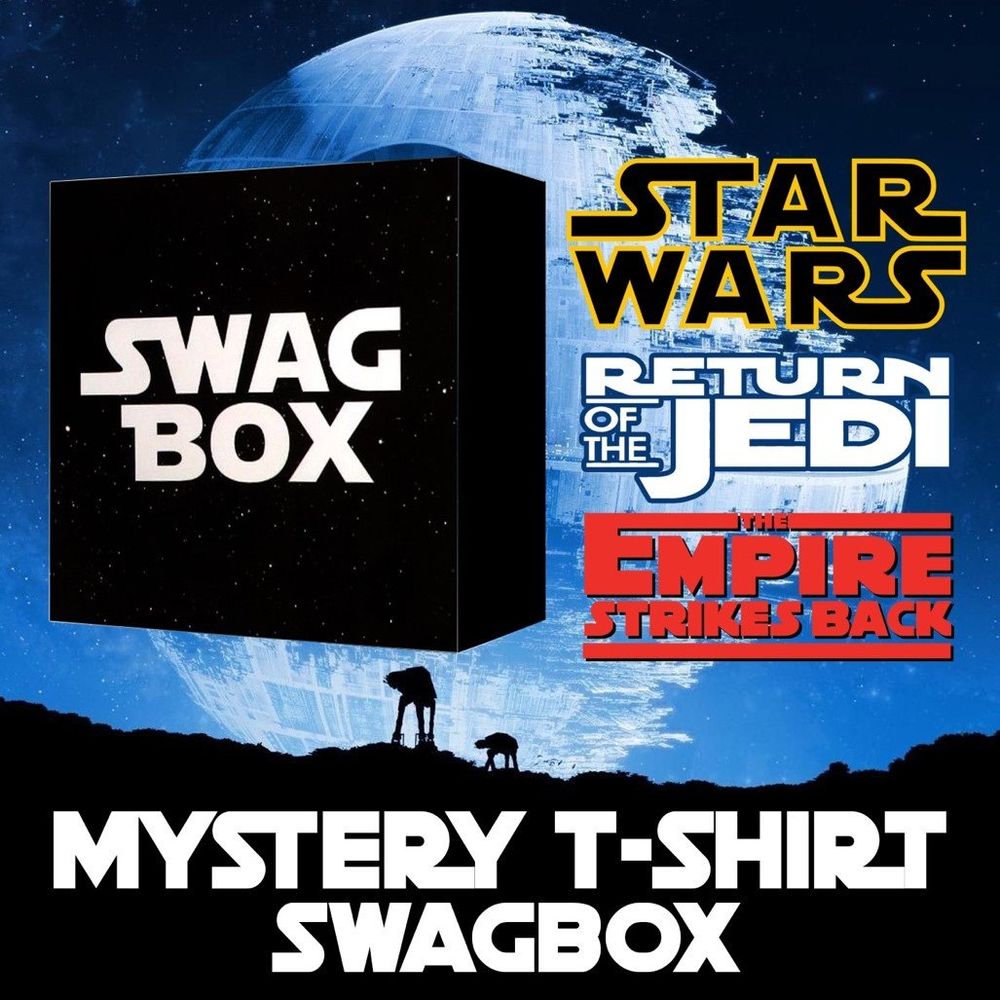 Rubies Star Wars T-Shirt Mystery Box mit 3 bedruckten Unisex-T-Shirts