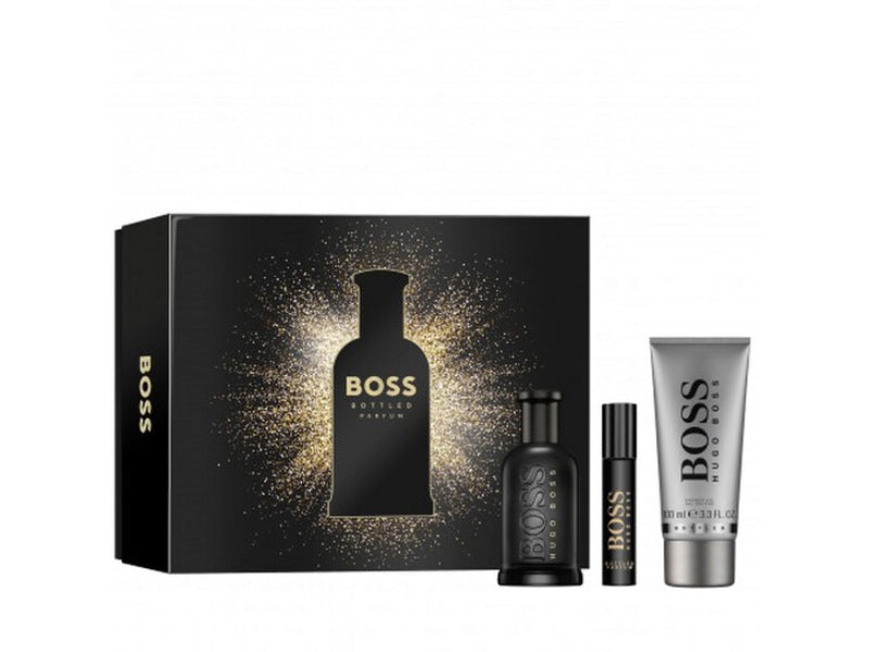 BOSS Bottled Parfum Set von HUGO BOSS mit 100 ml Parfum und 10 ml Duschgel
