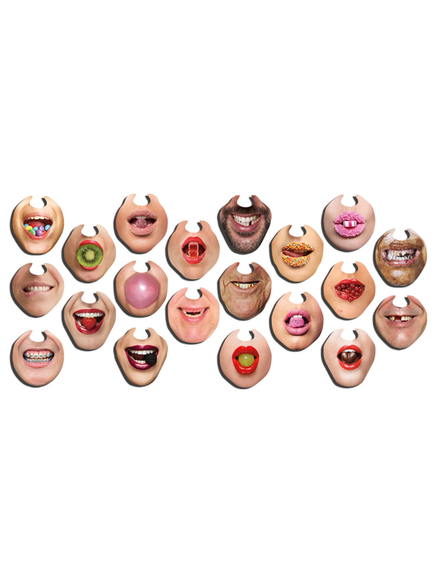 Rubies Gob Full Chinless Wonders Cardboard Maske – Seitenansicht