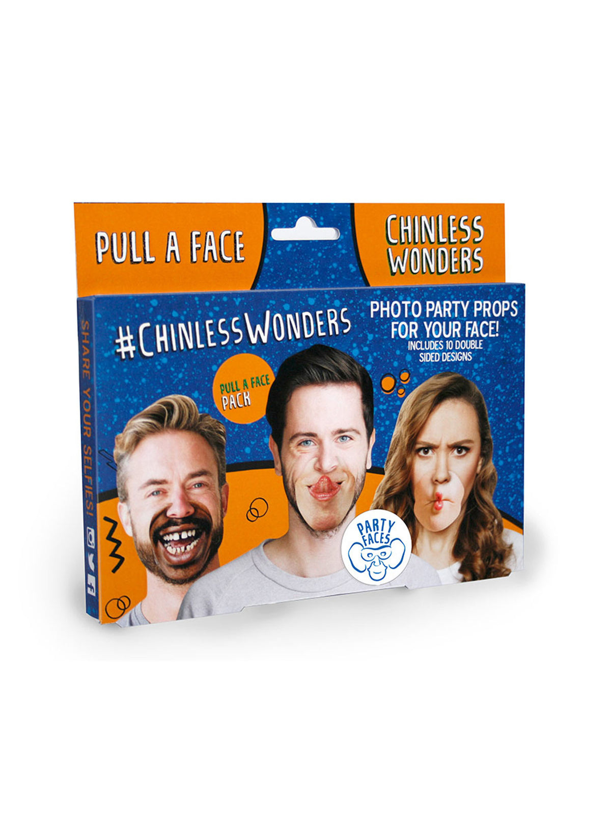 Rubies Pull a Face Chinless Wonders Maske