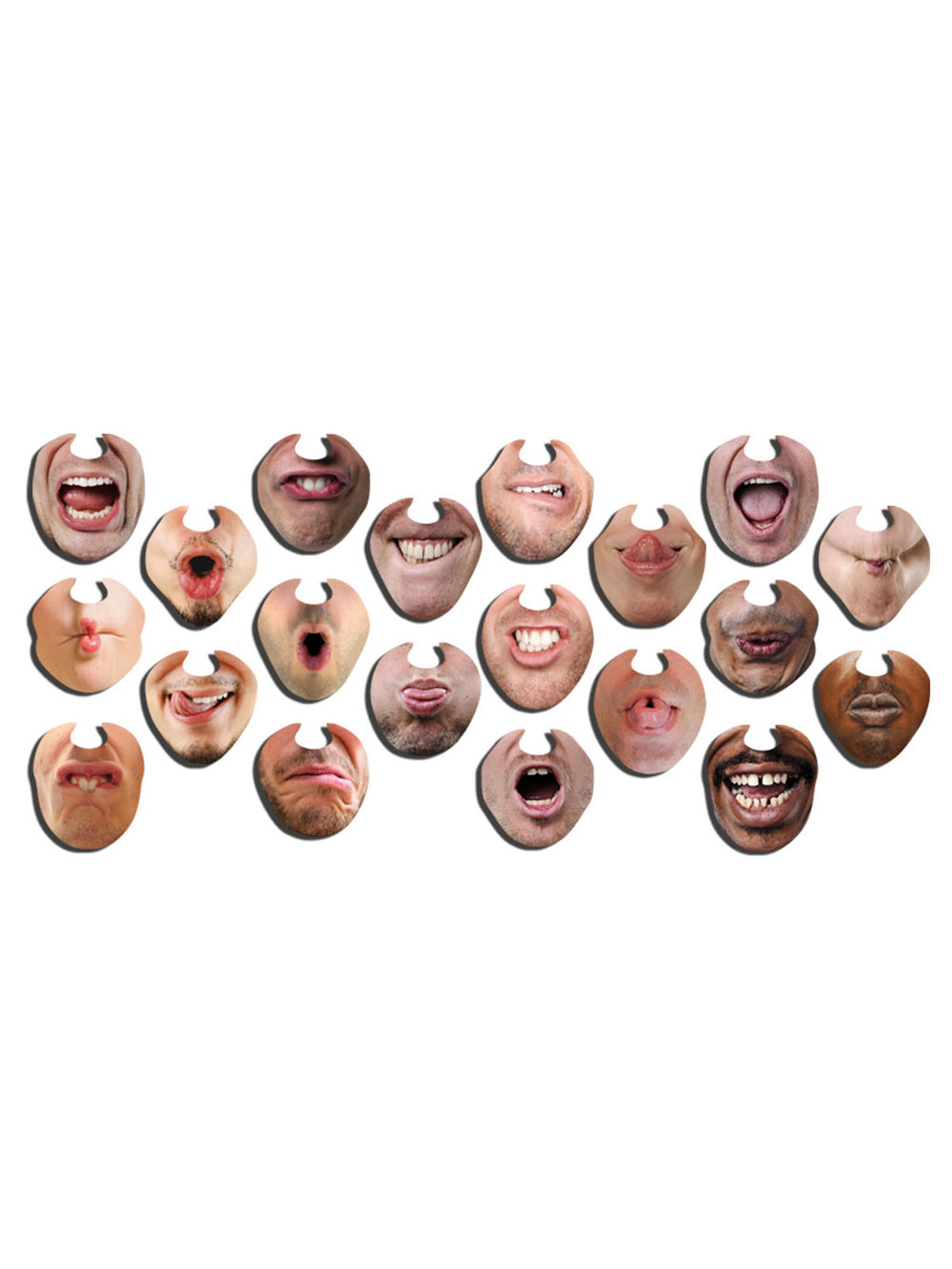 Rubies Pull a Face Chinless Wonders Maske