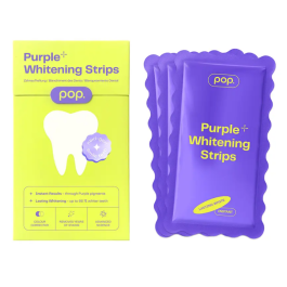 POP. POP. Purple Tiras Blanqueadoras Violetas 7 Stück Zahnaufhellungsstreifen Kosmetik