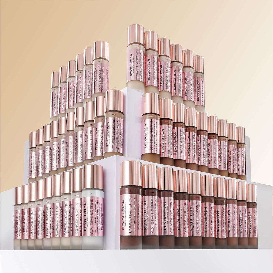 Revolution Make Up Conceal & Define Full Coverage Foundation F9 23 ml