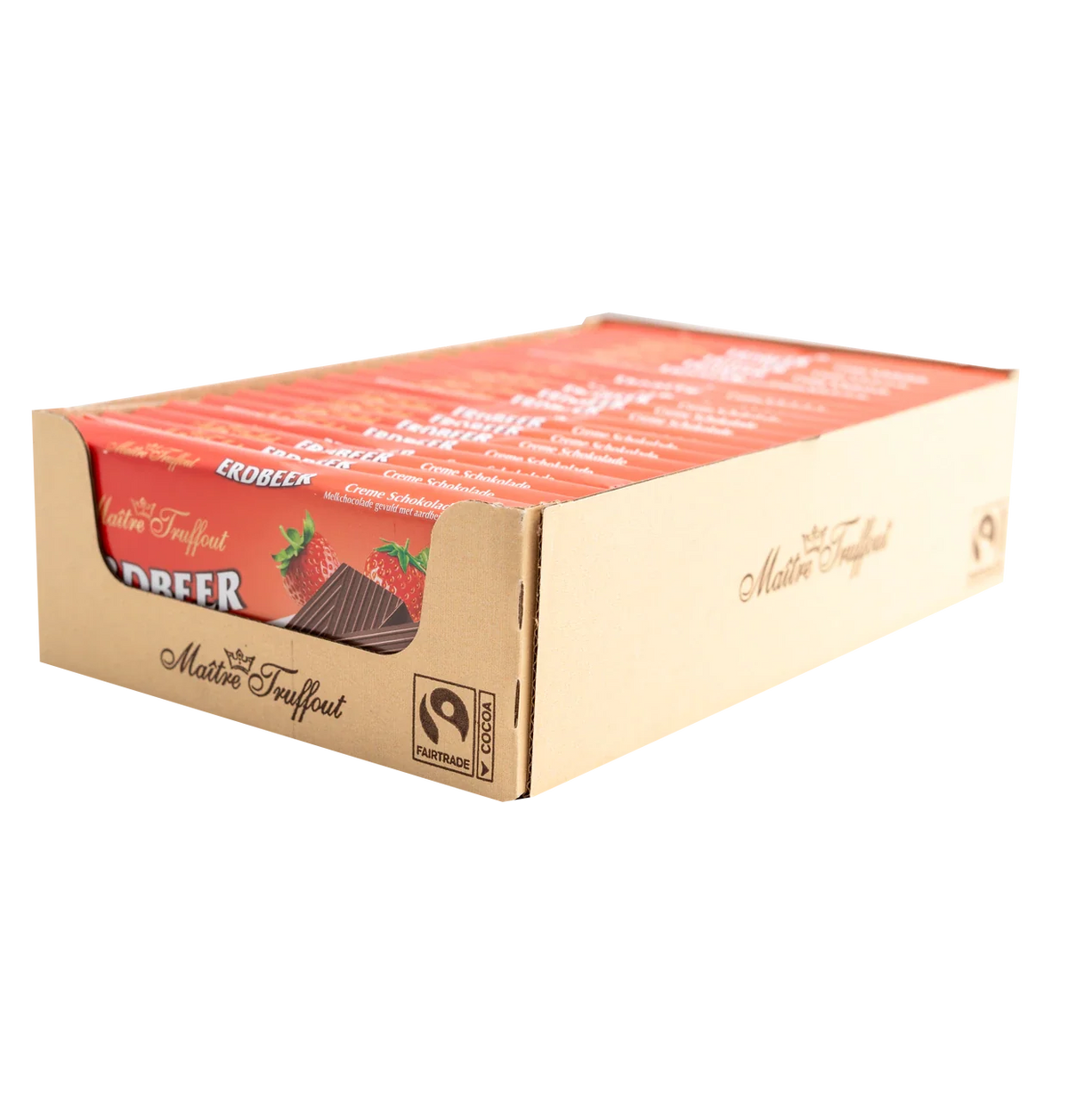 Maître Truffout Cremeschokolade Erdbeer 100 g