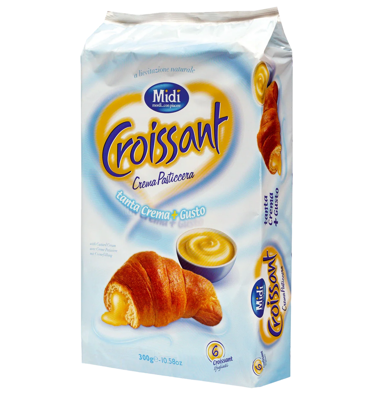 Midi Croissant Cream 6x50g – einzeln verpackte Schokoladen-Croissants MHD:08/2026