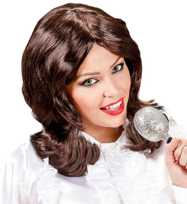 "70s POP STAR PERÜCKE" in Box Braun