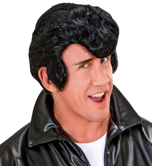 Rockabilly-Perücke mit voluminösen Locken im Retro-Stil