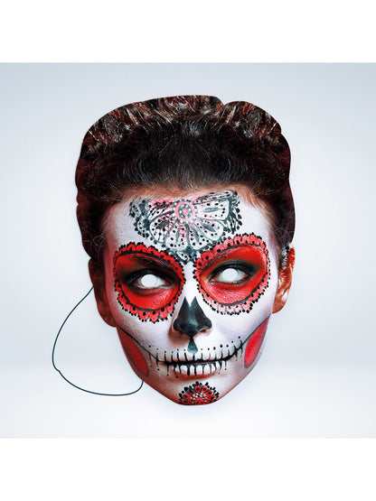 Rubies Day of the Dead Female Red Mask Maske