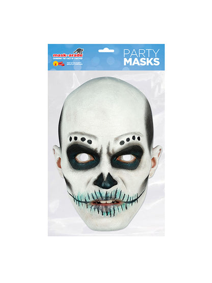 Rubies Day of the Dead Man White Mask Maske