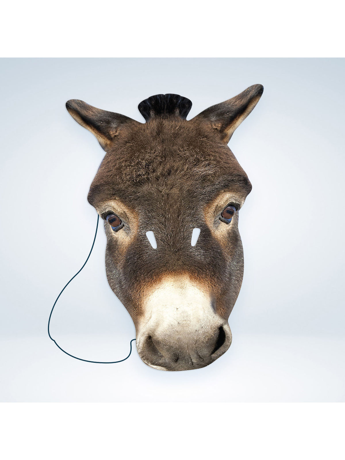 Rubies Donkey Tiermaske aus Karton mit Eselmotiv – Detailansicht