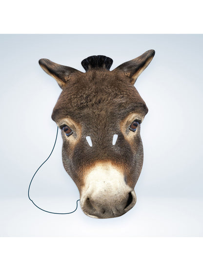 Rubies Donkey Tiermaske aus Karton mit Eselmotiv – Detailansicht
