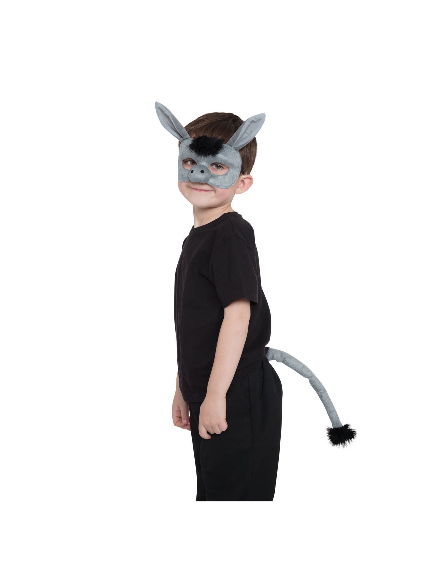 Rubies Donkey Kostümset für Erwachsene mit Maske und Schwanz – Seitenansicht