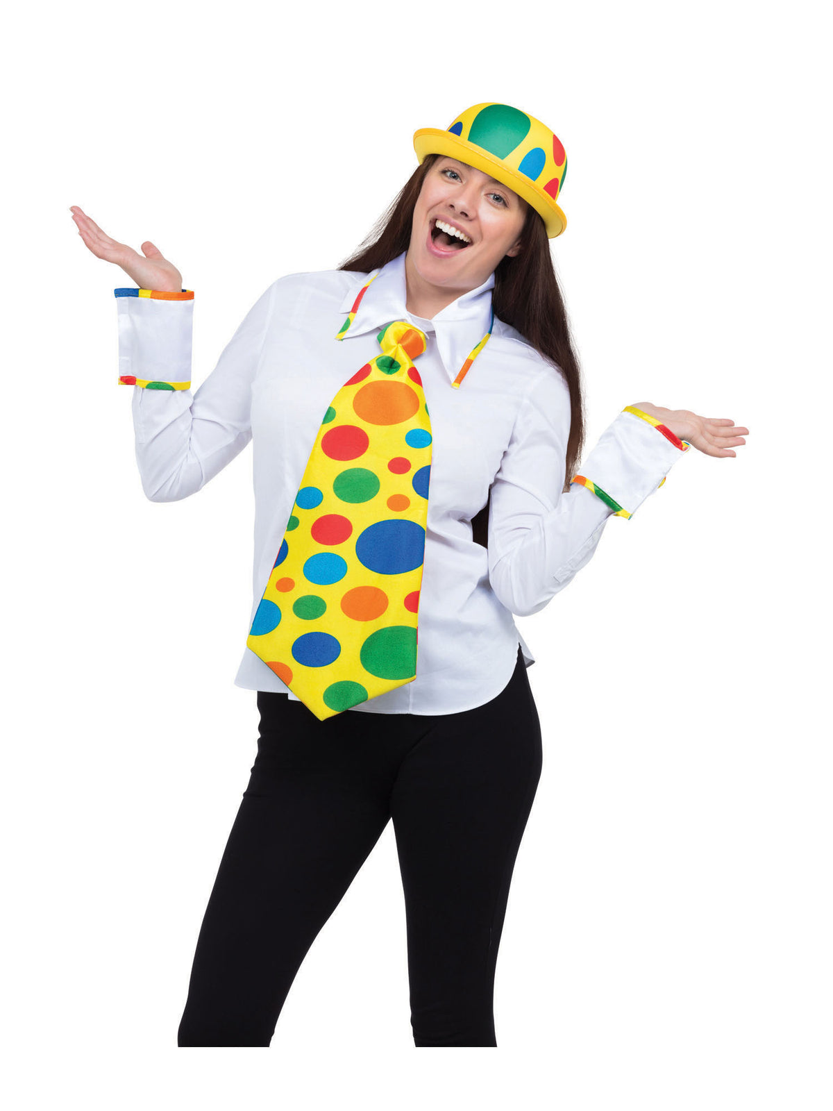 Rubies Clown Kit (Tie With Collar + Cuffs) *** Disguise Kits