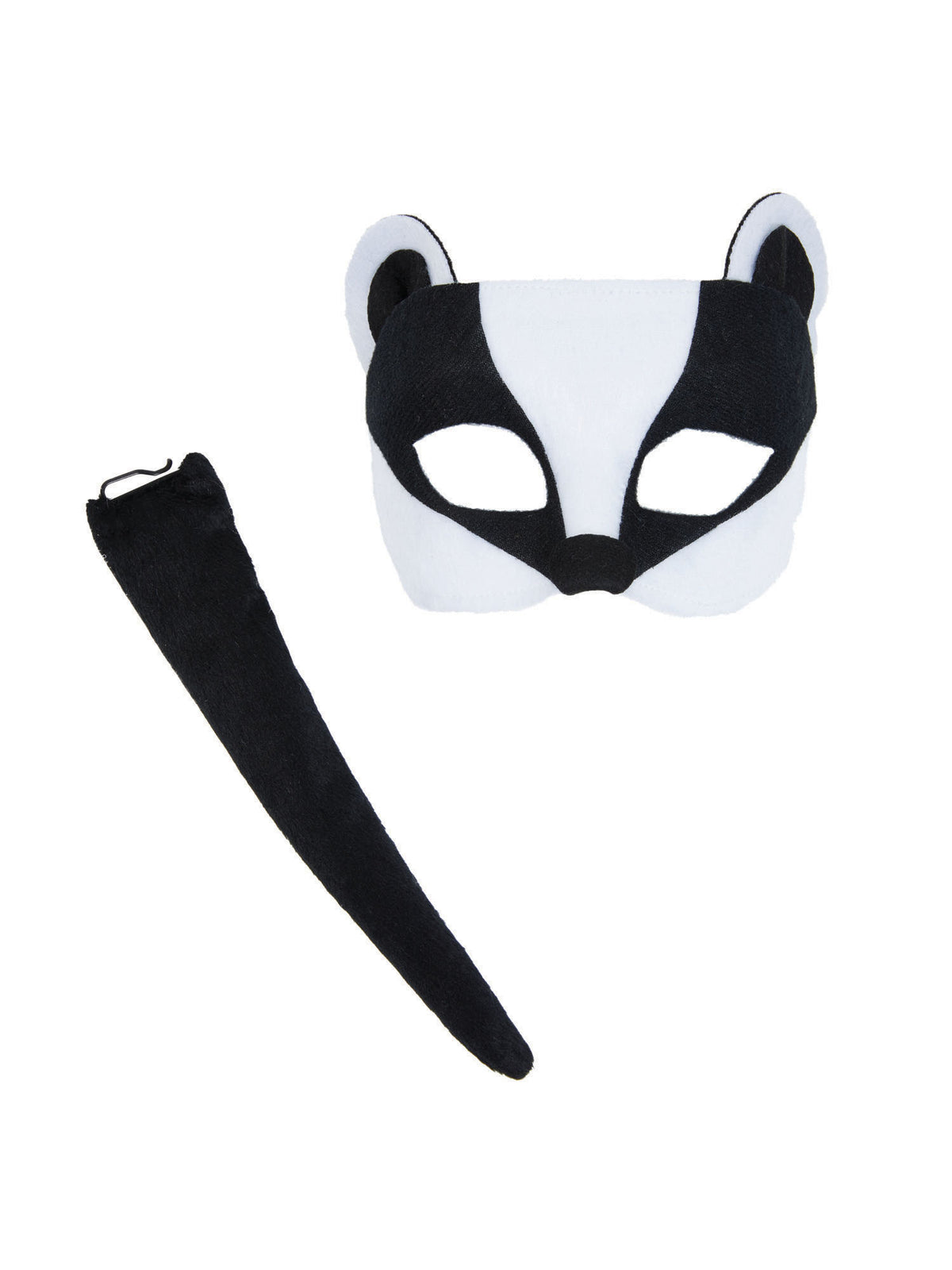 Rubies Badger Set mit Maske und Schwanz fuer Erwachsene