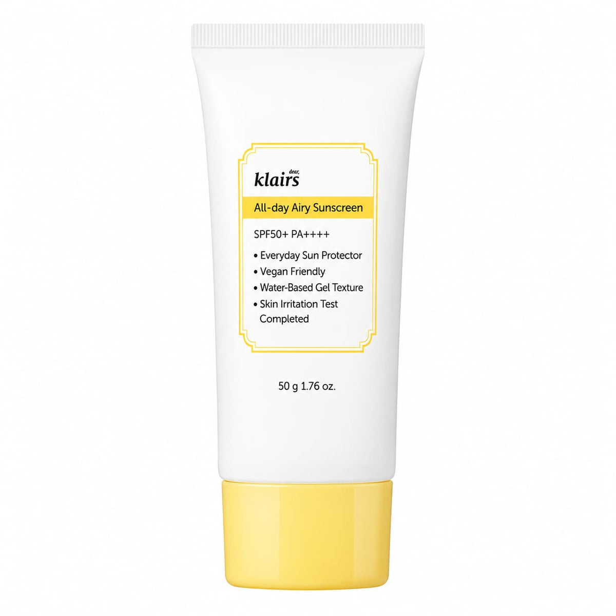 Klairs All-Day Airy Sunscreen SPF50 Gesichtssonnenschutz 50 g