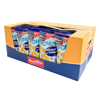 Snackline Donut Ringe Karamell-Erdnuss 100g – Detailansicht