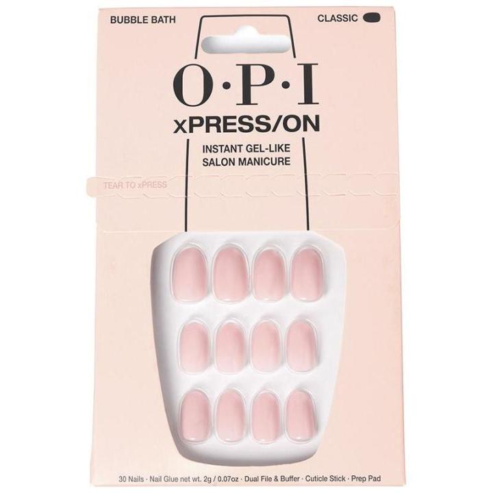OPI OPI Xpress-On Künstliche Nägel Bubble Bath 30 Stück Icónicos Tonos Kosmetik