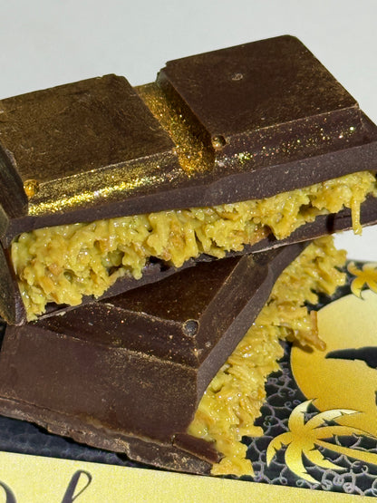 Original Dubai Schokolade 24k Gold 54,5% feinste Callebaut Zartbitterschokolade