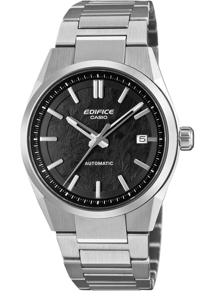 CASIO EDIFICE Classic Date Automatic EFK-110D-1AER schwarze Automatikuhr – Produktansicht