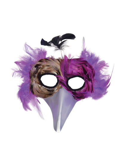 Rubies Bird Feather/Plastic Beak(3 Colours) Eye Masks