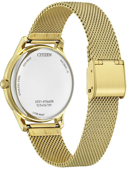 CITIZEN EM1222-87A Damenuhr – Seitenansicht