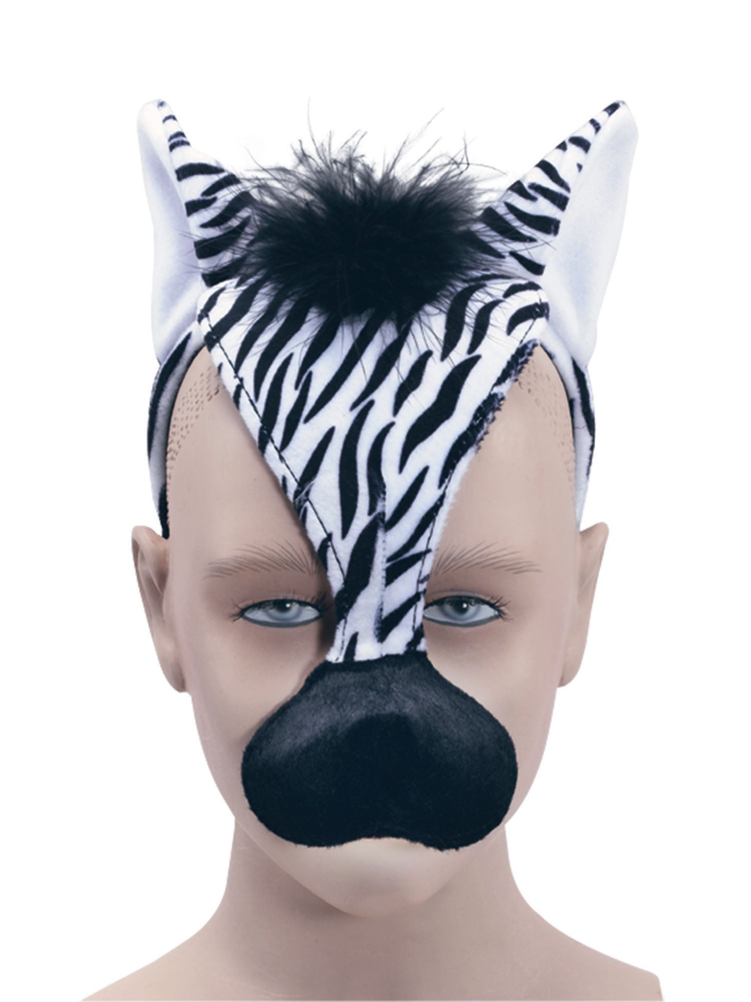 Rubies Zebra-Maske mit Sound fuer Erwachsene