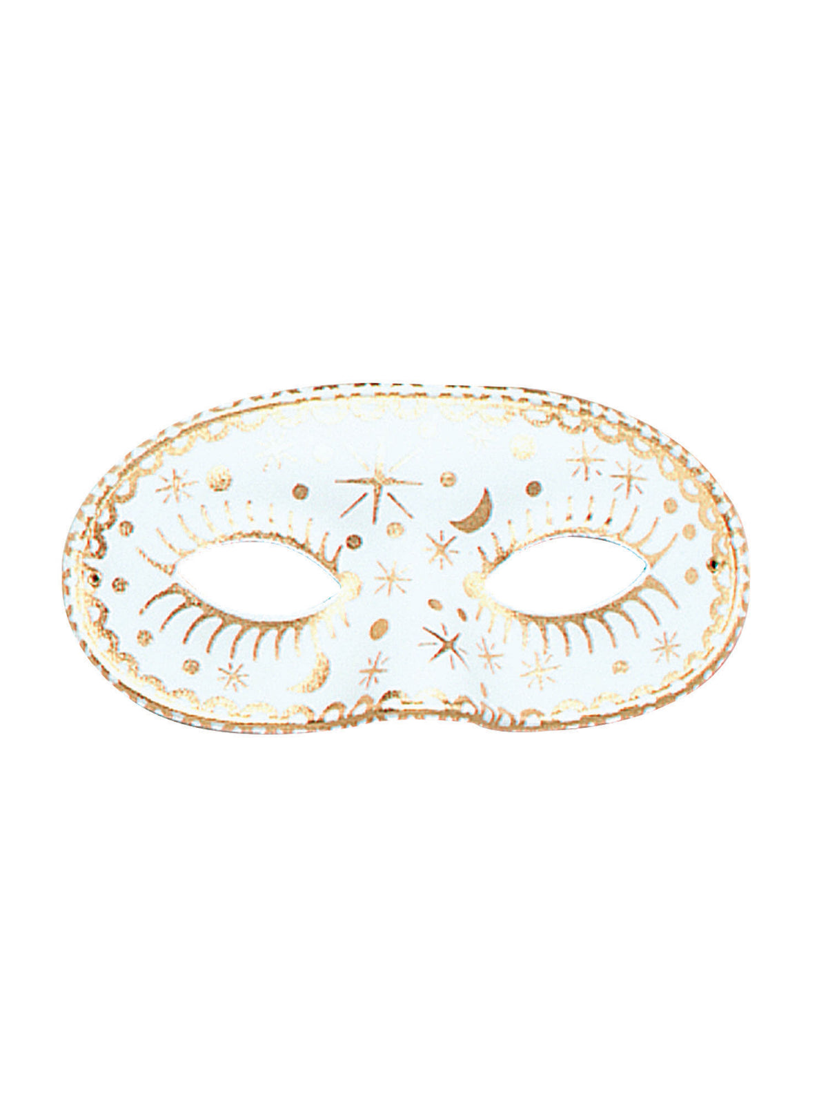 Rubies Moon/Star Domino White Eye Masks