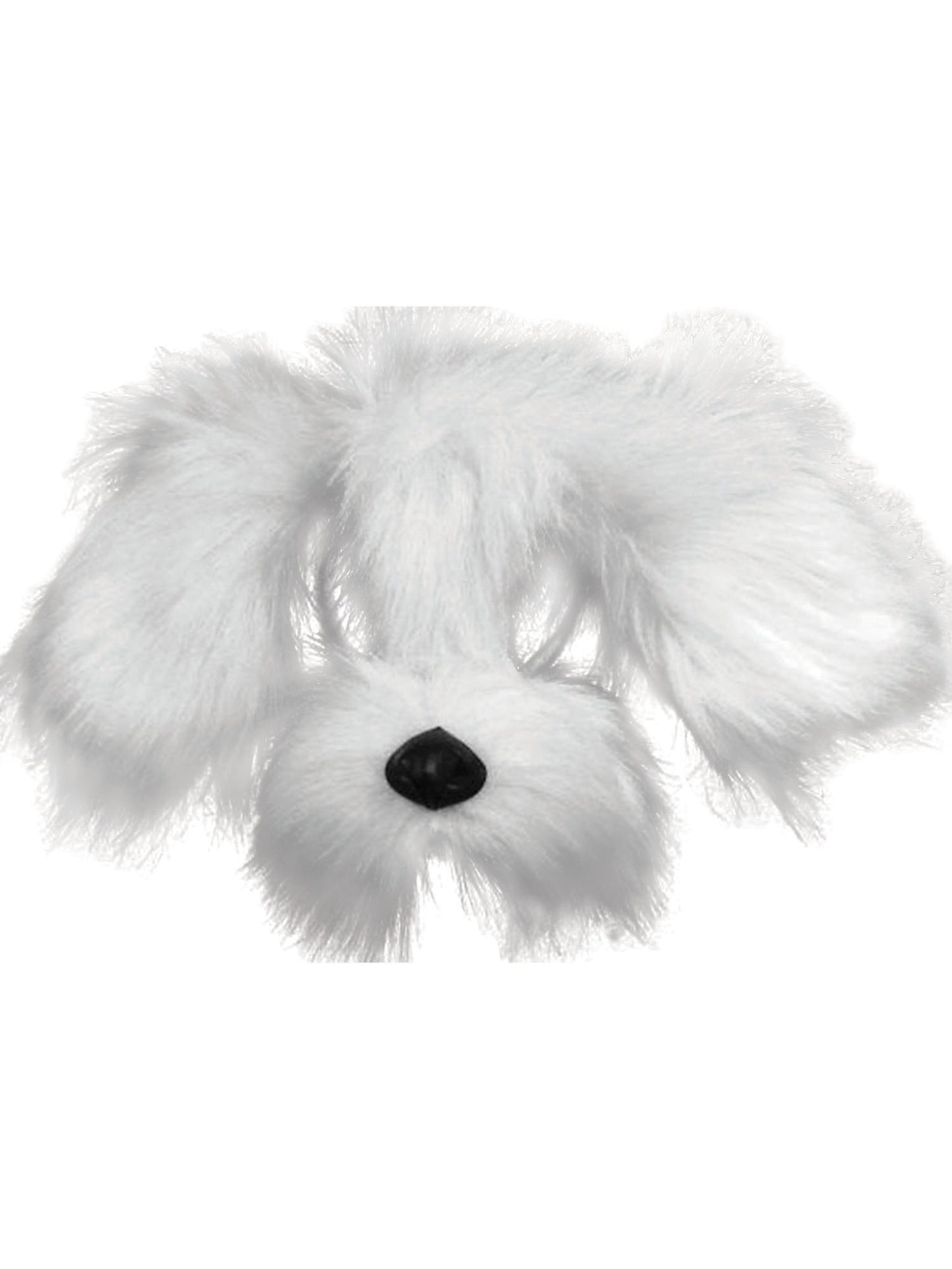 Rubies Rubies White Shaggy Dog Mask With Sound Maske