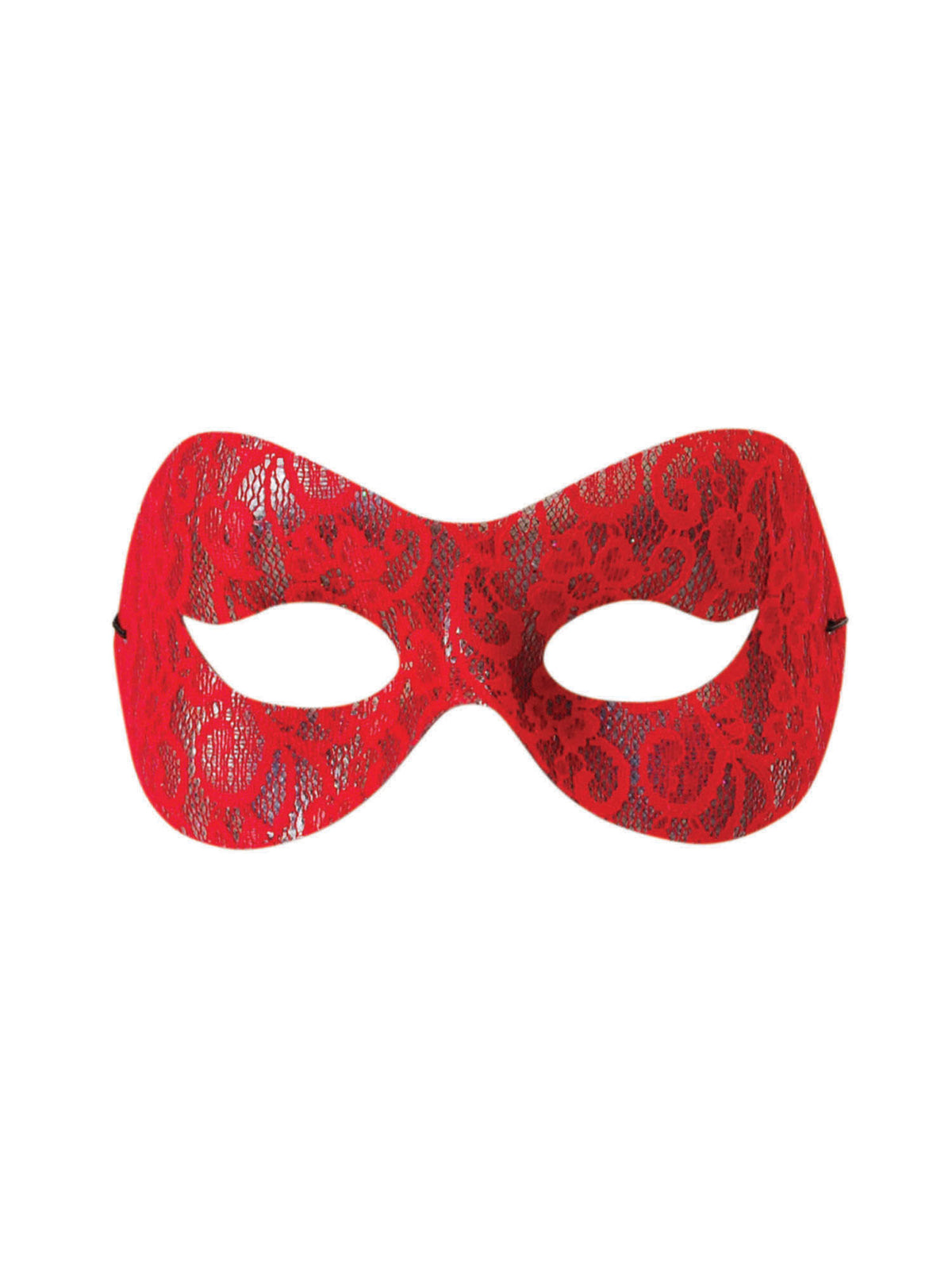 Rubies rote Red Lace Domino Augenmaske mit Spitzenoptik