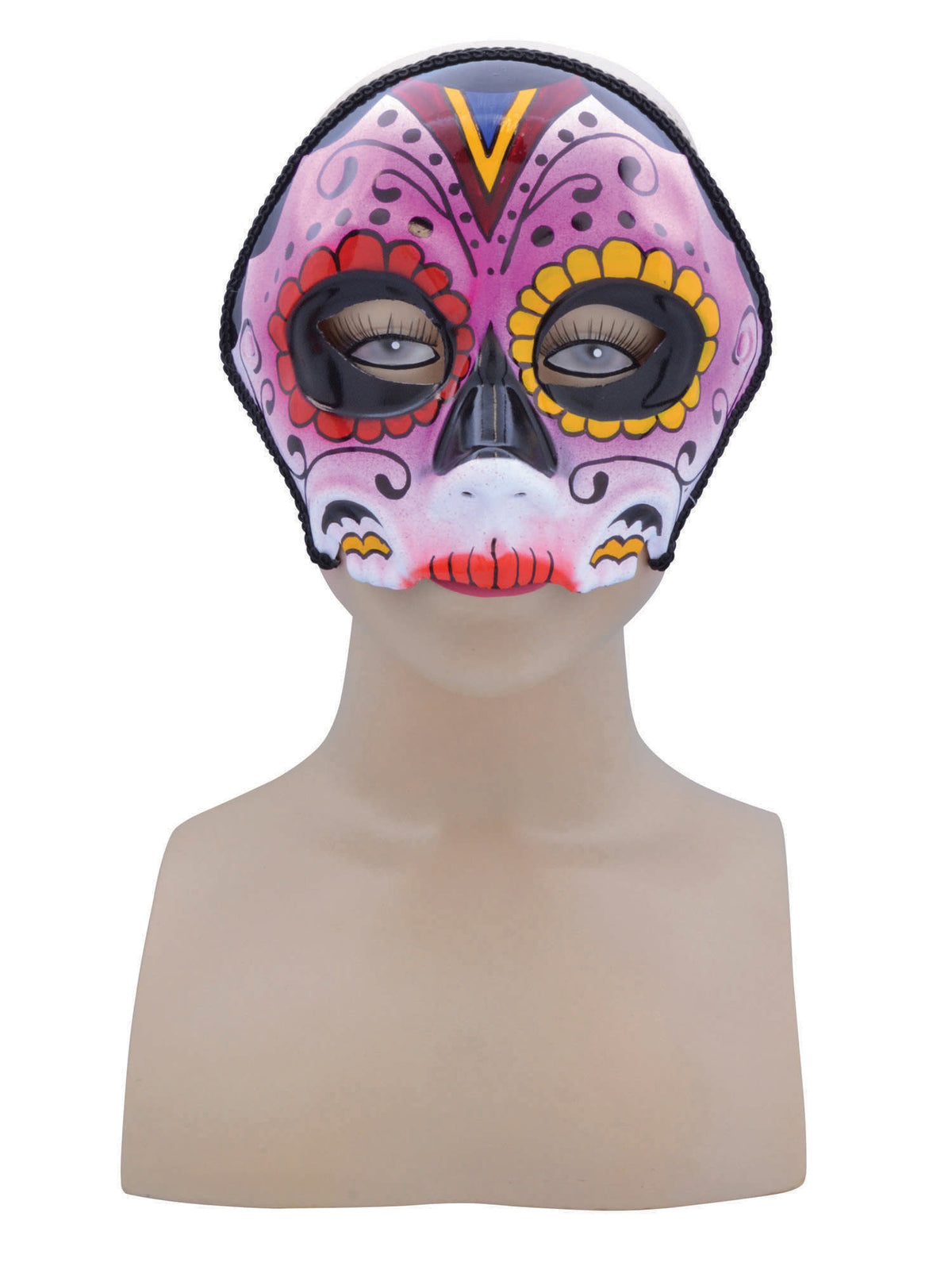 Rubies Sugar Skull Mask Pink Mix (Gf) *** Eye Masks