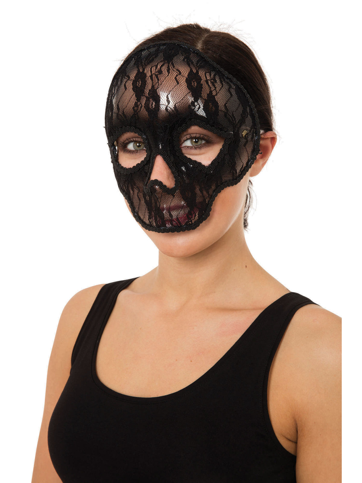 Rubies Skull Mask Lace *** Eye Masks
