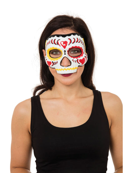 Rubies Day of the Dead Mask Female W/Elastic*** Eye Masks
