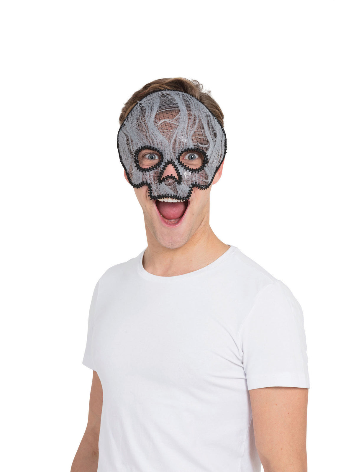 Ghostly Skull Maske für Erwachsene von Rubies