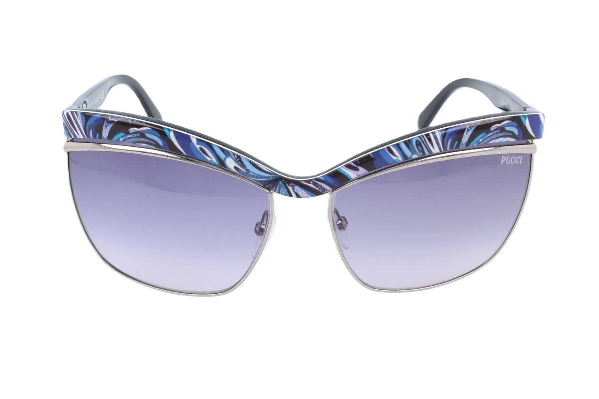 EMILIO PUCCI SUNGLASSES Emilio Pucci Sonnenbrille EP0009 Schwarz – Seitenansicht