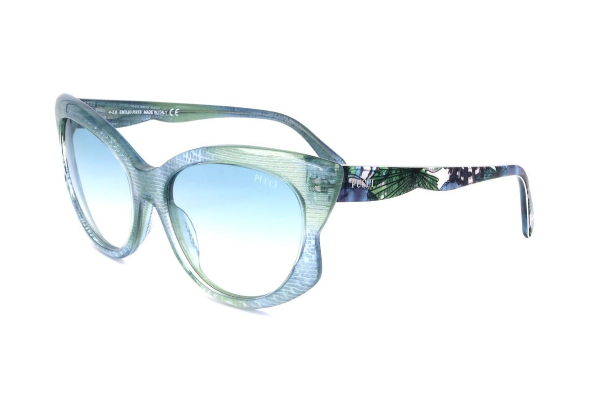 EMILIO PUCCI SUNGLASSES Emilio Pucci Sonnenbrille EP0049 Türkis – Produktansicht