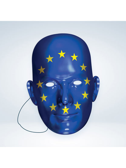 Rubies European Union Flag Mask Maske