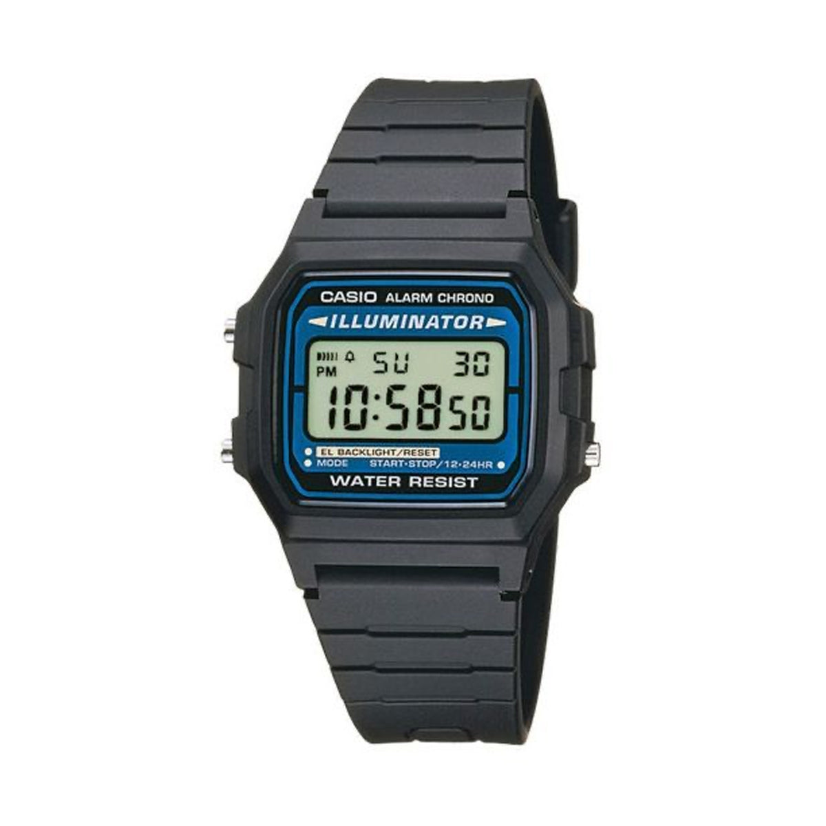 CASIO VINTAGE Mod. F-105 BIO RESIN STRAP - BLACK