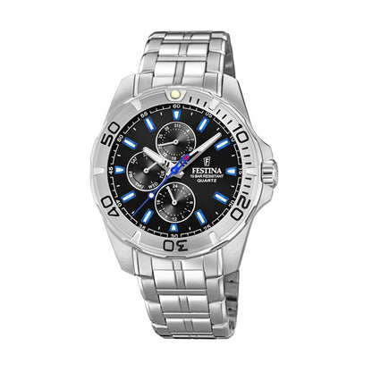 Festina Chronograph Herrenuhr F20445/6 mit Festina-Box – Detailansicht