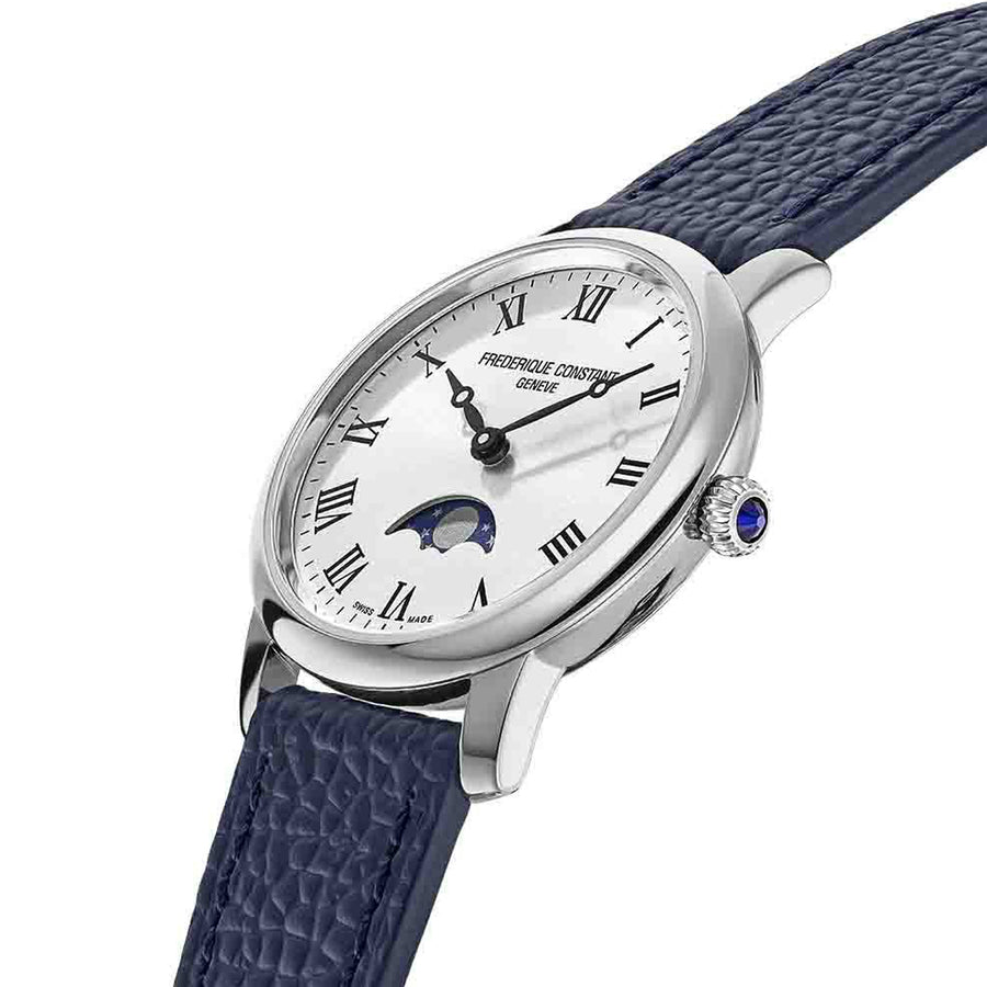 FREDERIQUE CONSTANT Slimline Moonphase Uhr FC-206RS1S6 – Detailansicht