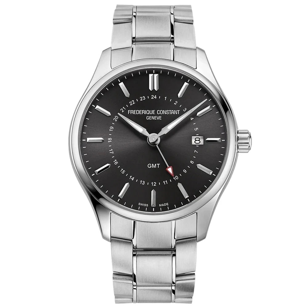 FREDERIQUE CONSTANT Classic GMT Armbanduhr FC-252DGS5B6B – Produktansicht