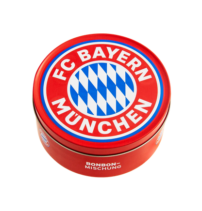 Woogie FC Bayern München Eis- und Kirschbonbons 200 g in Metalldose