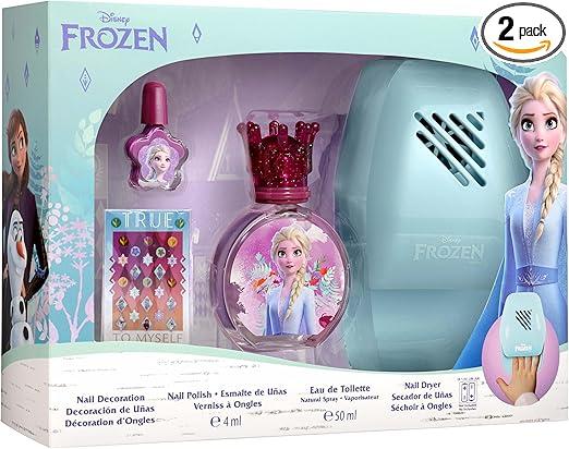 DISNEY DISNEY Frozen Kinder Eau de Toilette 50 ml Spray Nagellack 1 Stück Nageldekoration 1 Stück Parfüm