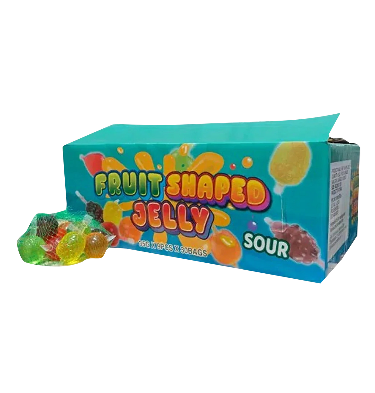 Sugar Daddy Fruchtgummi Fruit Shaped Jelly Fruits Sauer 315 g Netz