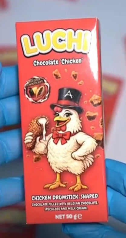 Luchi Milk Cream Filled Chicken Chocolate 50 g