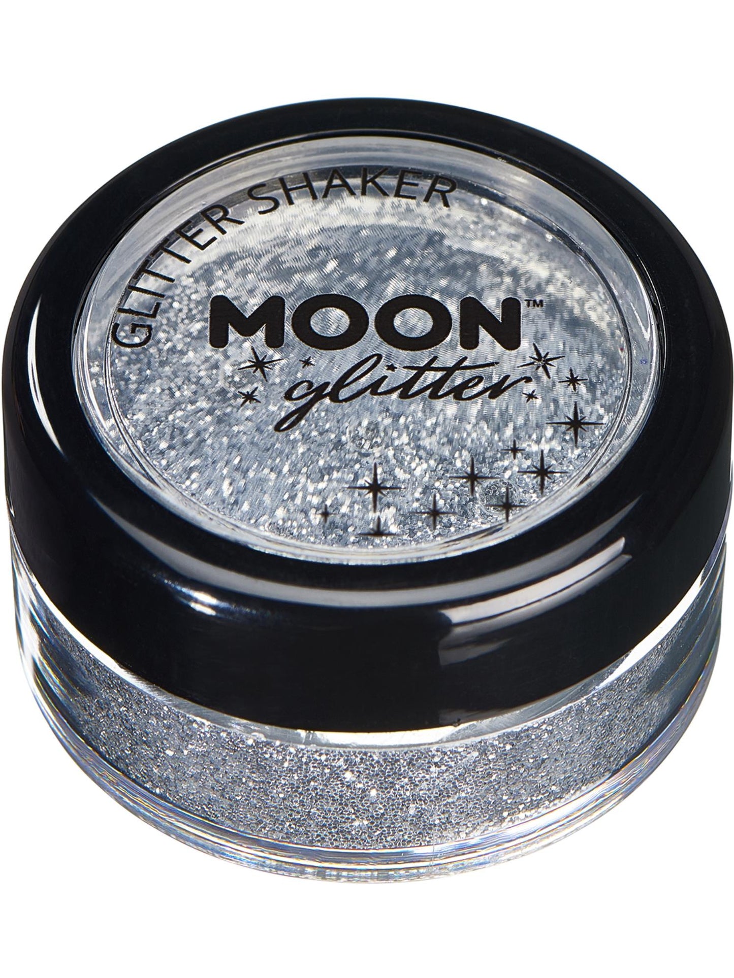 Smiffys Moon Glitter Classic Fine Glitter Shaker Silber 5 g