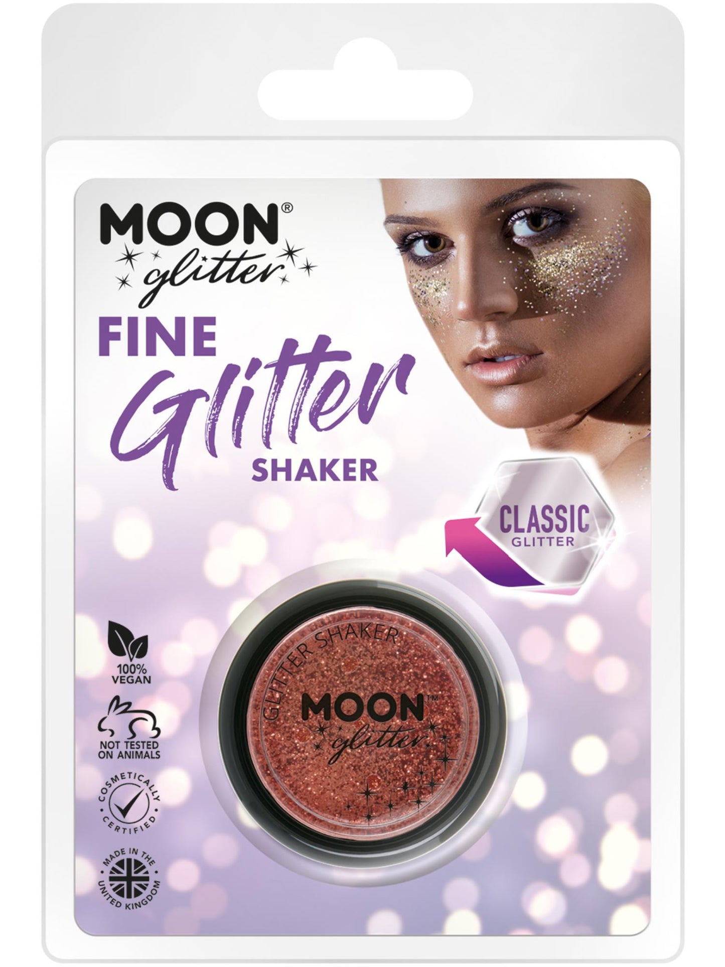 Smiffys Moon Glitter Classic Fine Glitter Shakers CD für Unisex